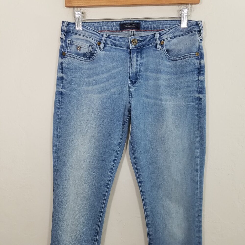 Scotch & Soda LE VOYAGE Legging Stretch Jeans Blue Size 29 - Picture 2 of 9